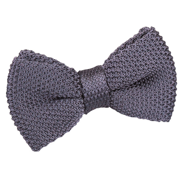 Plain Knitted Pre-Tied Bow Tie - Boys - Aquamarine Green