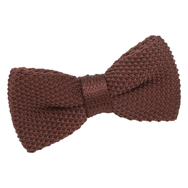 Plain Knitted Pre-Tied Bow Tie - Boys - Aquamarine Green