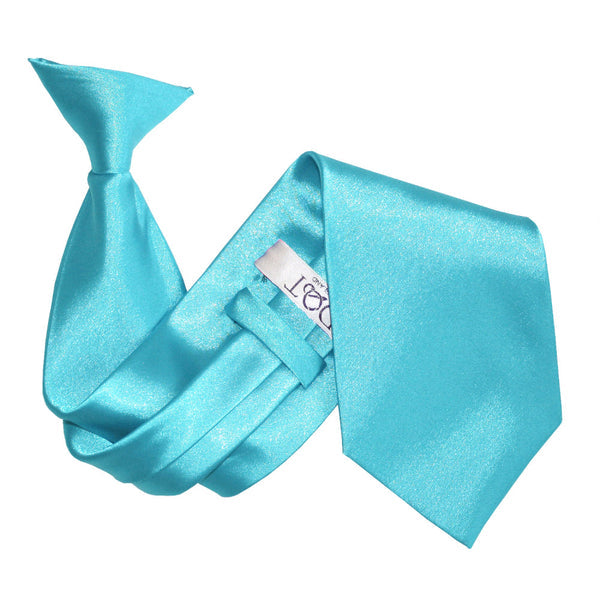 Plain Satin Clip-On Tie - Marigold
