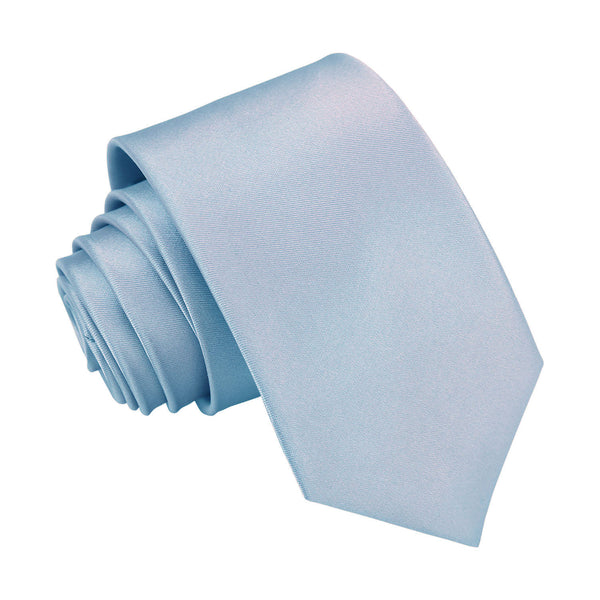 Plain Satin Classic Tie - Boys - Champagne