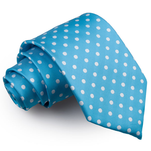 Polka Dot Classic Tie - Mint Green