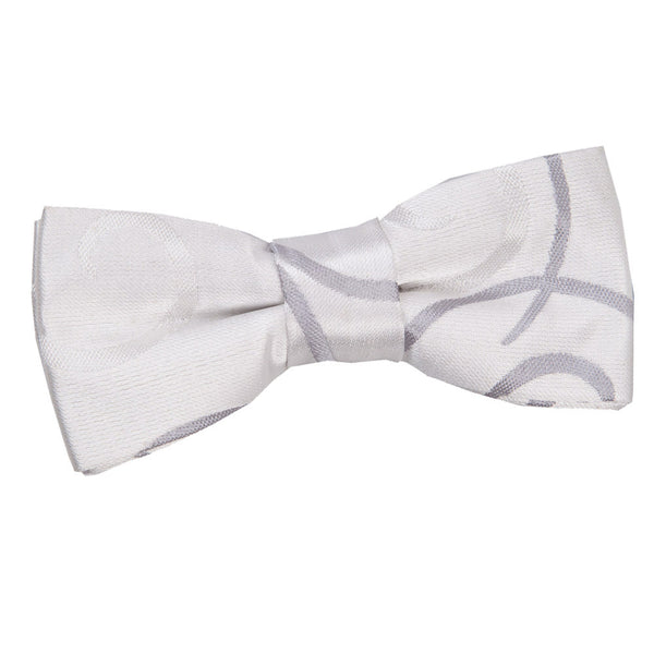 Scroll Pre-Tied Bow Tie - Boys - Ivory