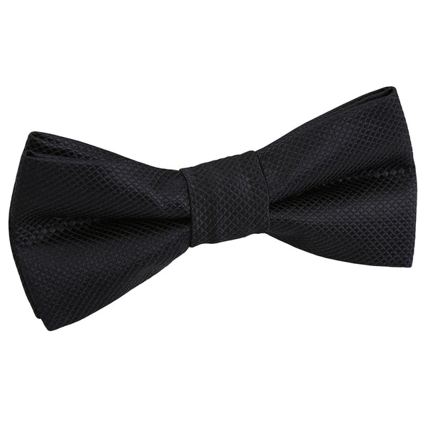 Solid Check Pre-Tied Bow Tie - Boys - Cadbury Purple