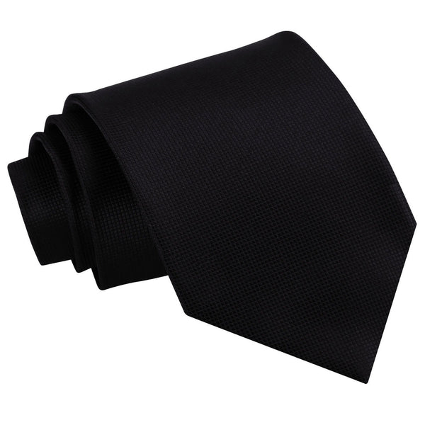 Solid Check Classic Tie - Fuchsia Pink