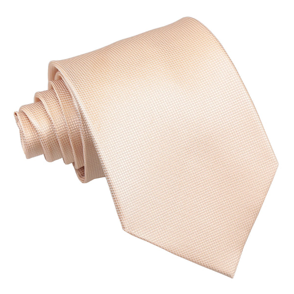 Solid Check Classic Tie - Fuchsia Pink
