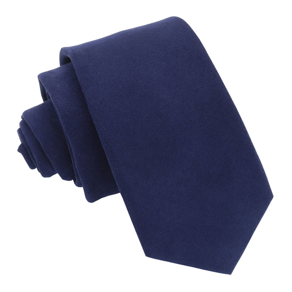 Suede Slim Tie - Red