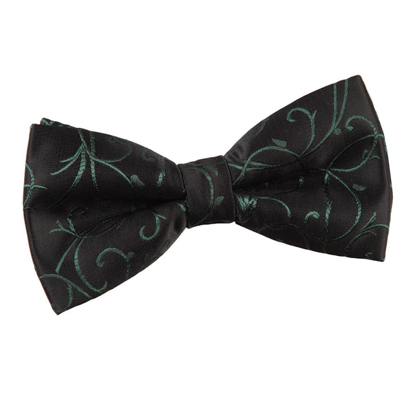 Swirl Pre-Tied Bow Tie - Baby Blue