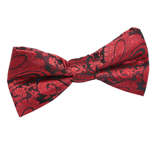 Paisley Pre-Tied Bow Tie - Boys - Purple