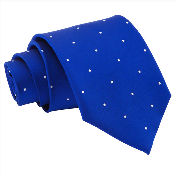 Pin Dot Classic Tie - Royal Blue