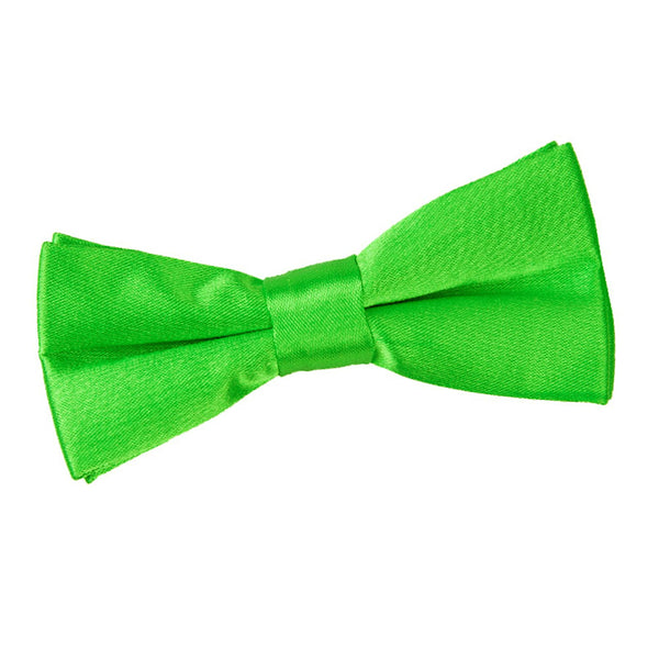 Plain Satin Pre-Tied Bow Tie - Boys - Mulberry