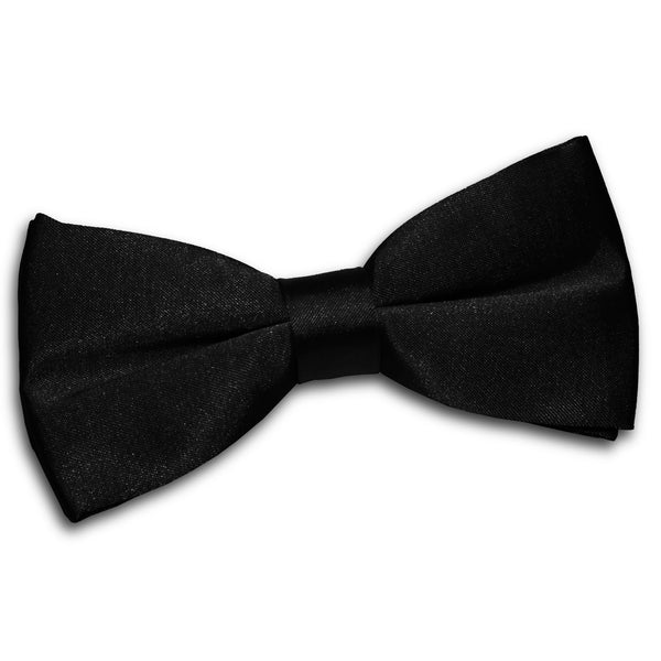 Plain Satin Pre-Tied Bow Tie - Lime Green