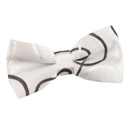 Scroll Pre-Tied Bow Tie - Purple