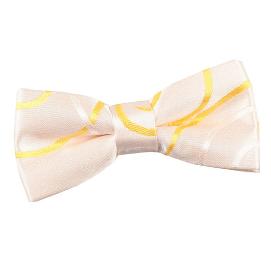 Scroll Pre-Tied Bow Tie - Boys - Gold