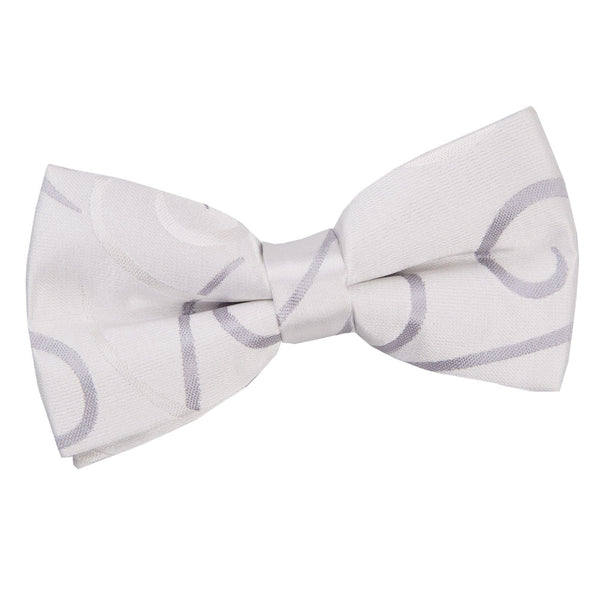Scroll Pre-Tied Bow Tie - Burgundy