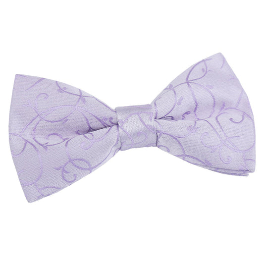 Swirl Pre-Tied Bow Tie - Lilac